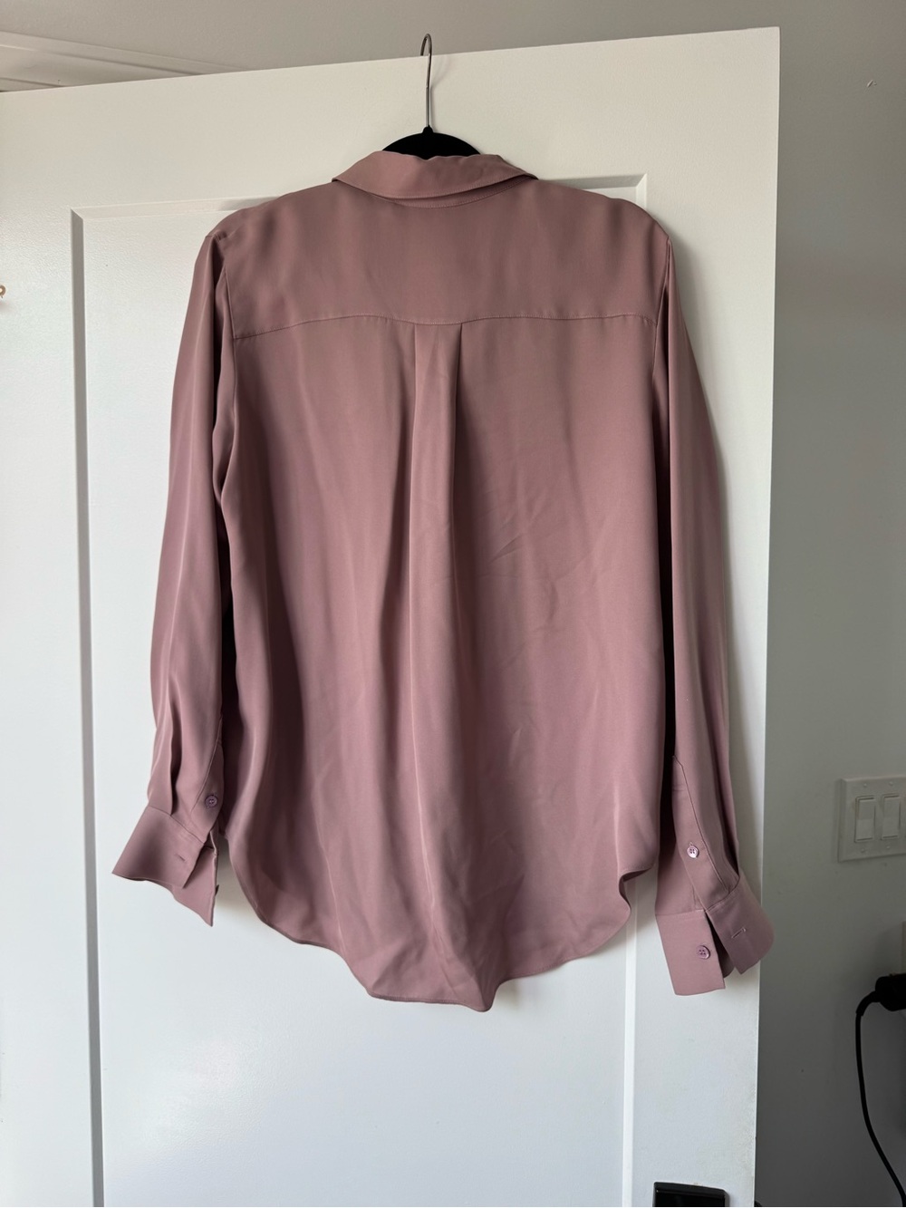 Theory Mauve silk Blouse - Picture 2 of 3
